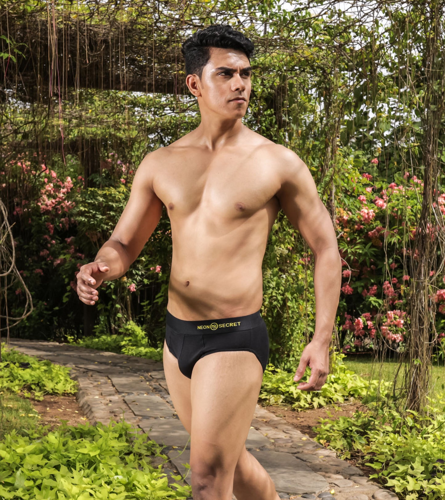 Micro Modal Men's Black Brief
