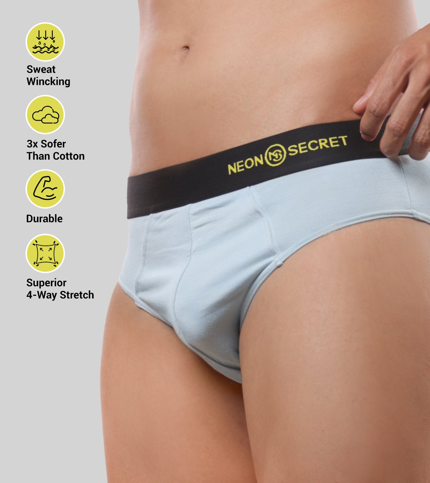 Micro Modal Men's Martini Blue Brief