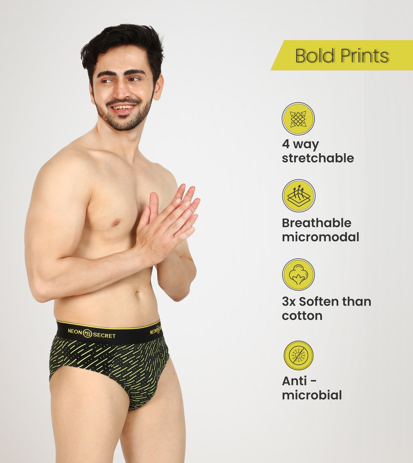Raining Star Micro Modal Men's Brief Underwear