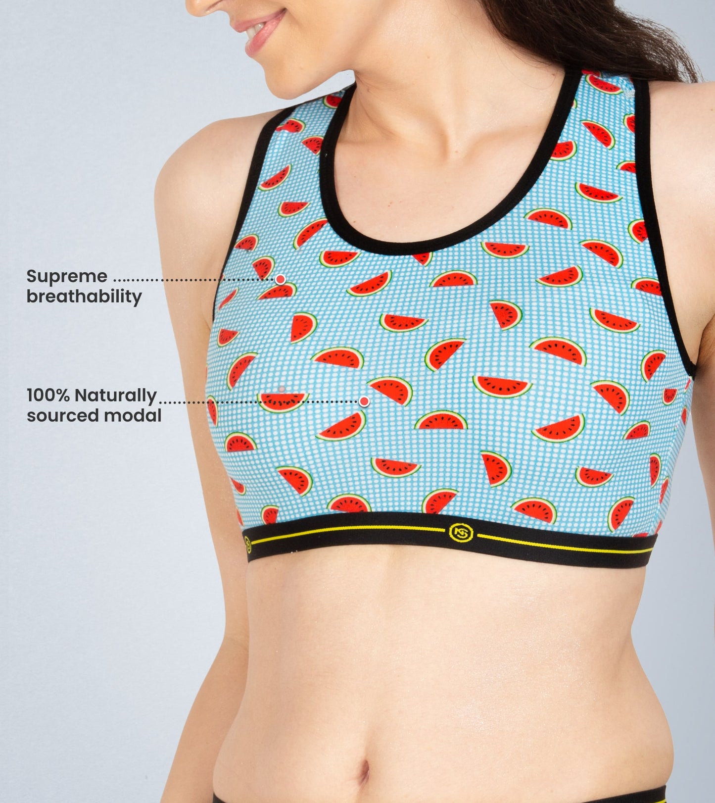 Melon Bom Micro Modal Sports Bra