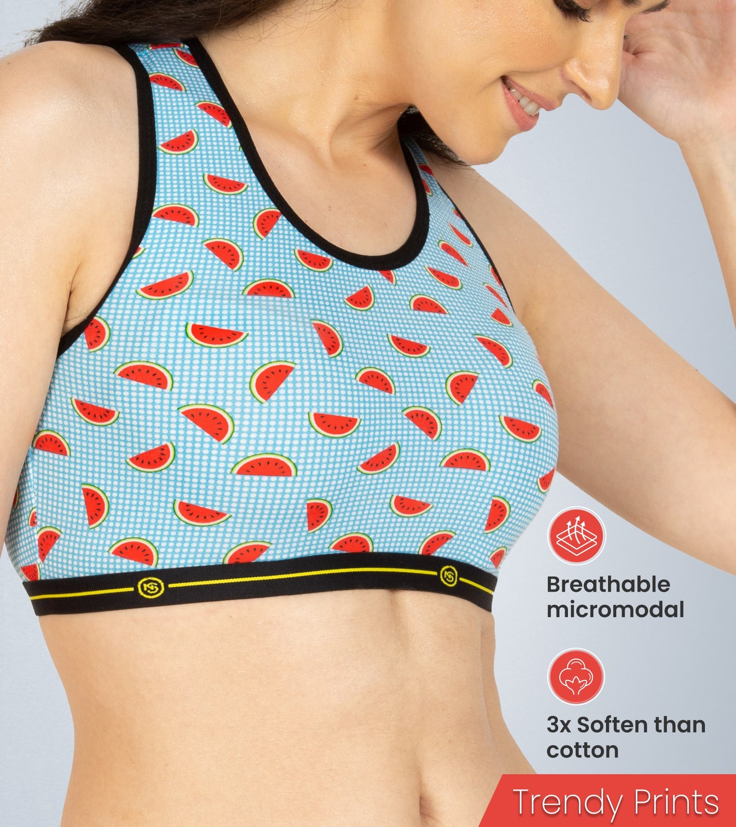 Melon Bom Micro Modal Sports Bra