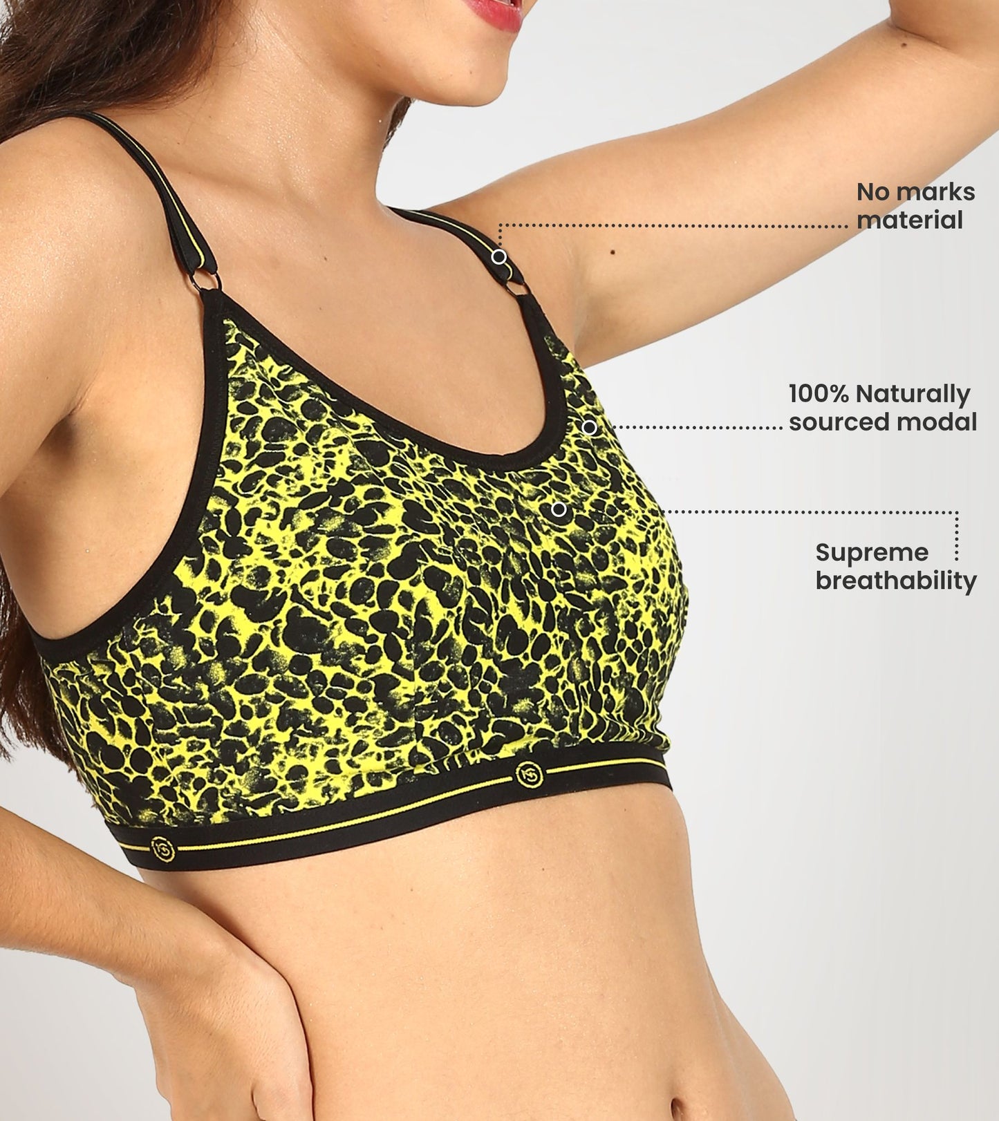 Lime Leopard Micro Modal Bralette