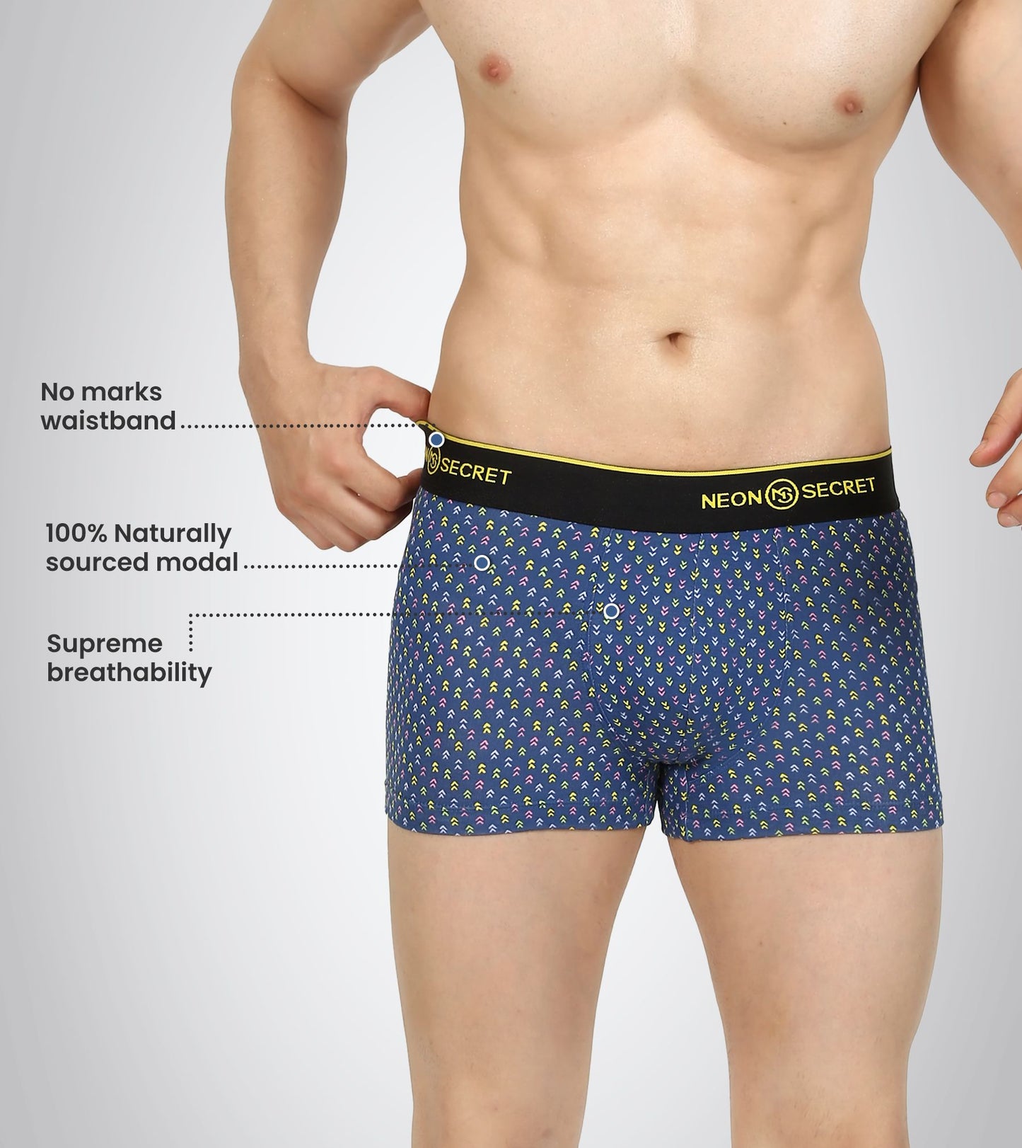 Ocean Arrow Micro Modal Men's Trunk Underwear