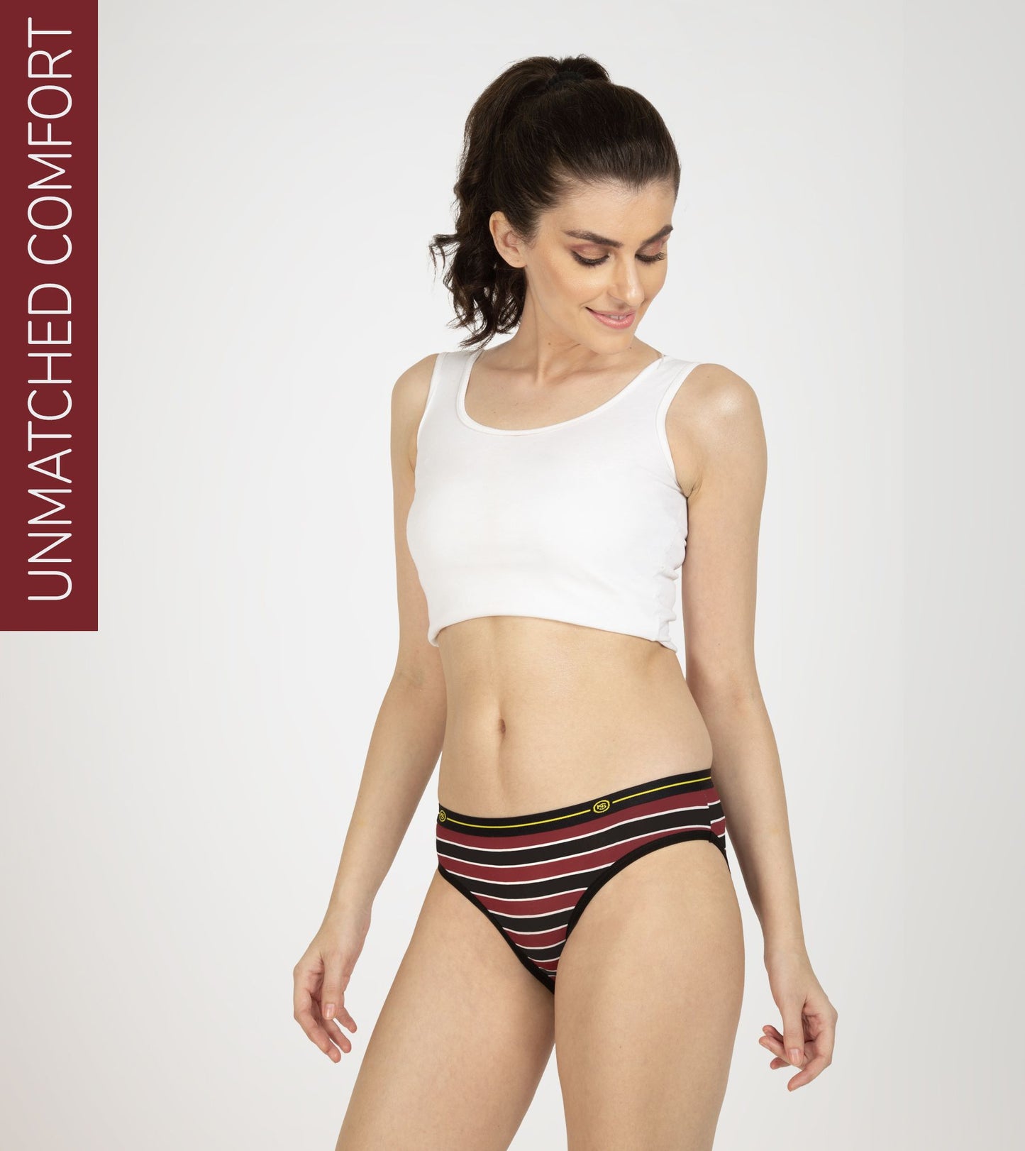 Maroon Zebra Micro Modal Bikini