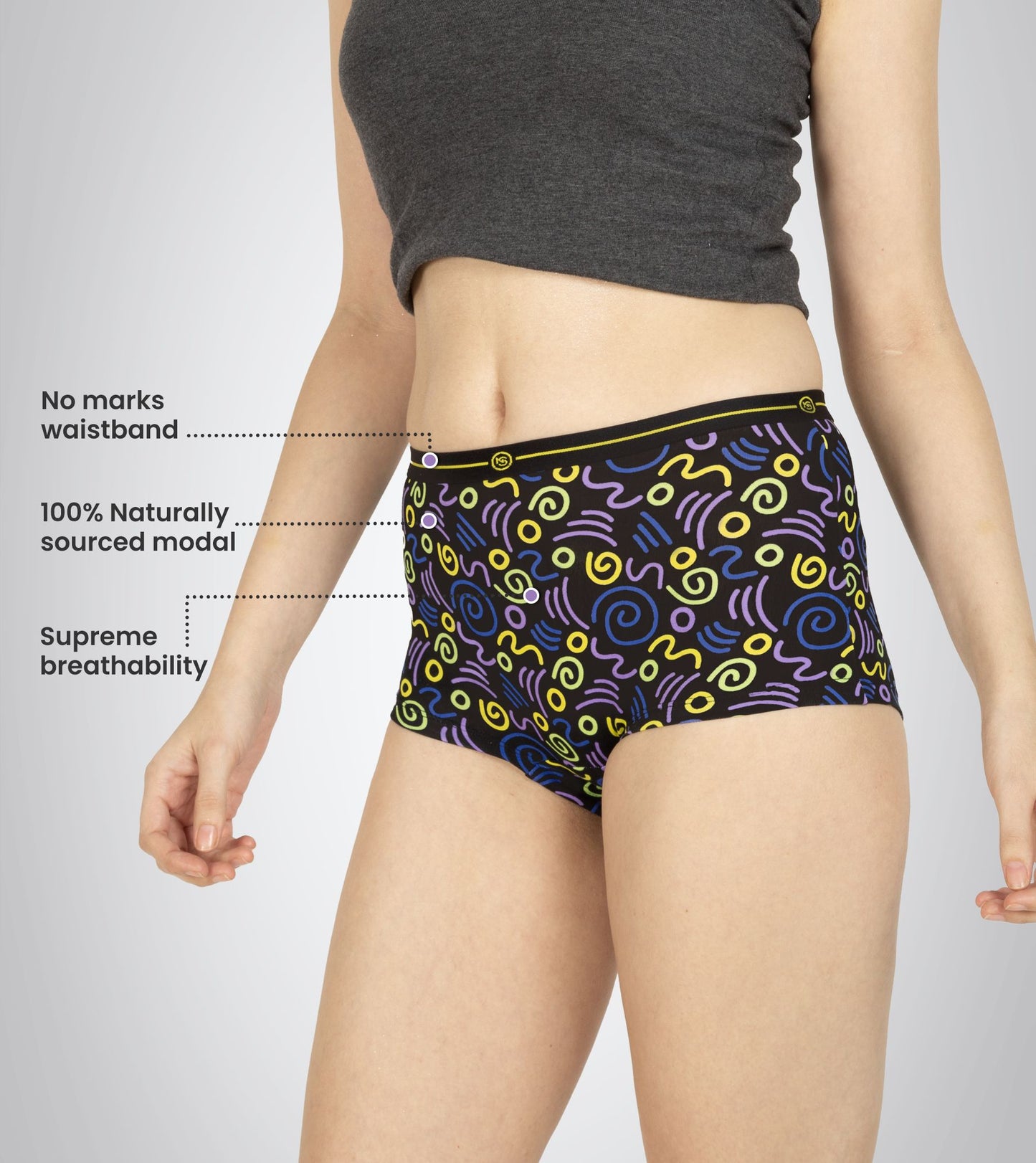 String Micro Modal Boyshorts Women Underwear