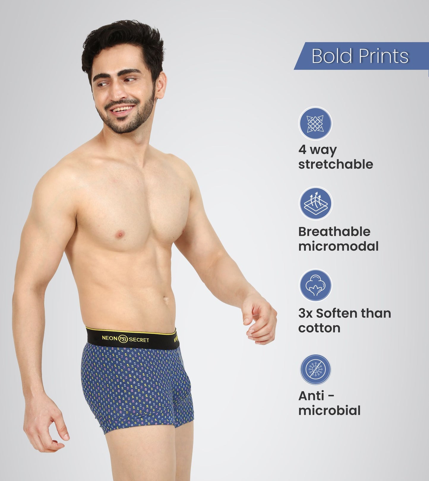 Ocean Arrow Micro Modal Men's Trunk Underwear