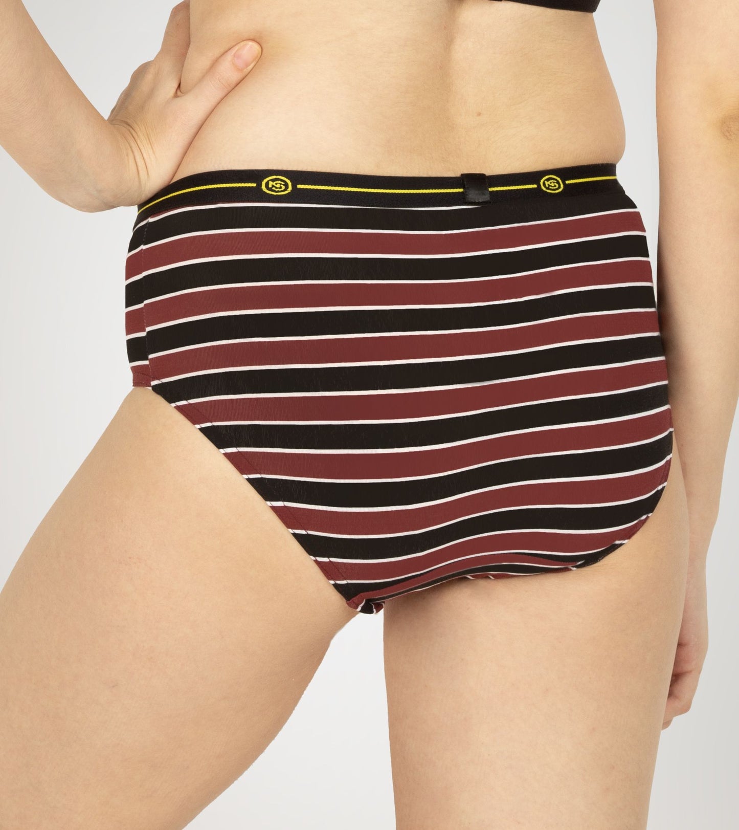 Maroon Zebra Micro Modal Hipster