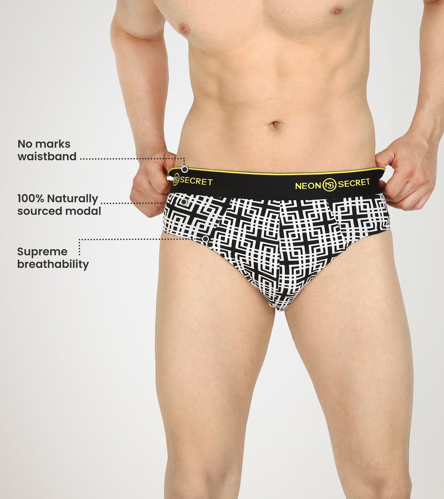 Maze Micro Modal Men's Brief Underwear