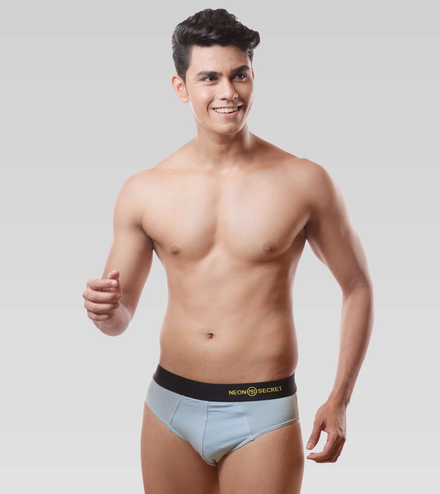 Micro Modal Anti-odor Briefs- Pack of 2( Midnight Black and Martini Blue)