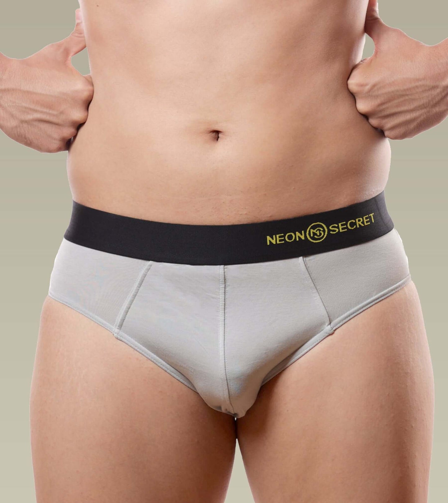 Micro Modal Anti-odor Briefs- Pack of 2( Midnight Black and Steel Grey)