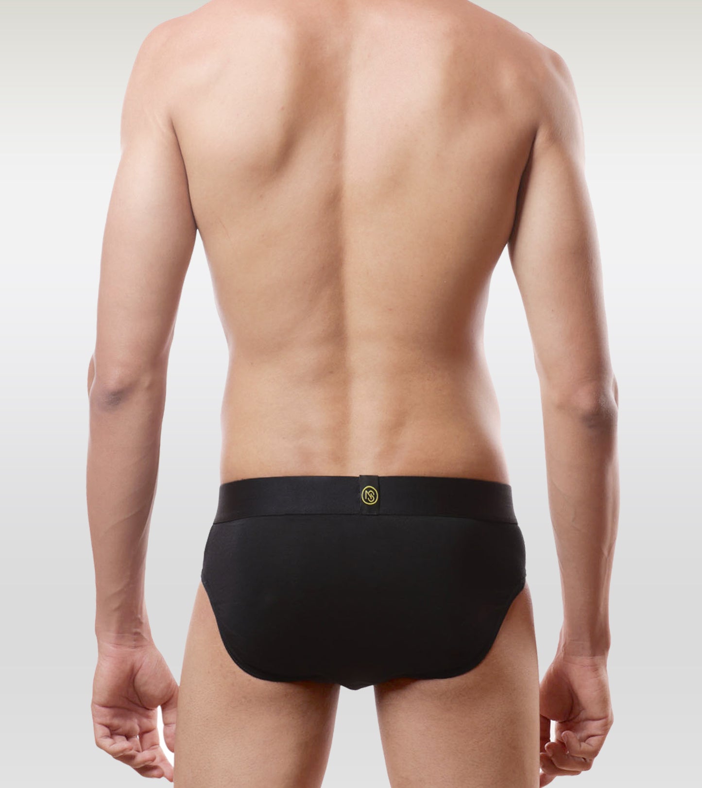 Micro Modal Anti-odor Briefs Pack of 2( Midnight Black and Milky White)