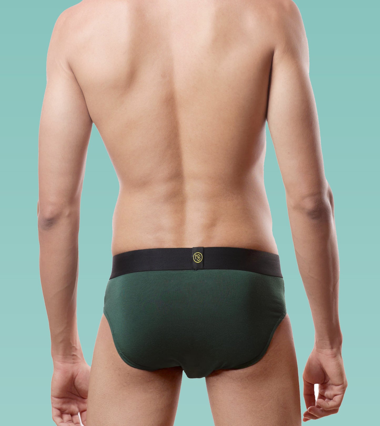 Micro Modal Men's Pine Green Brief
