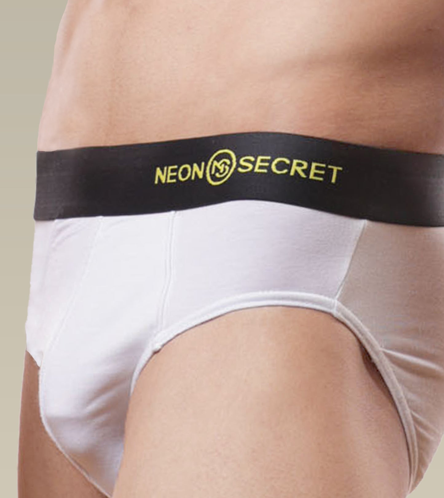 Micro Modal Anti-odor Briefs Pack of 2( Midnight Black and Milky White)