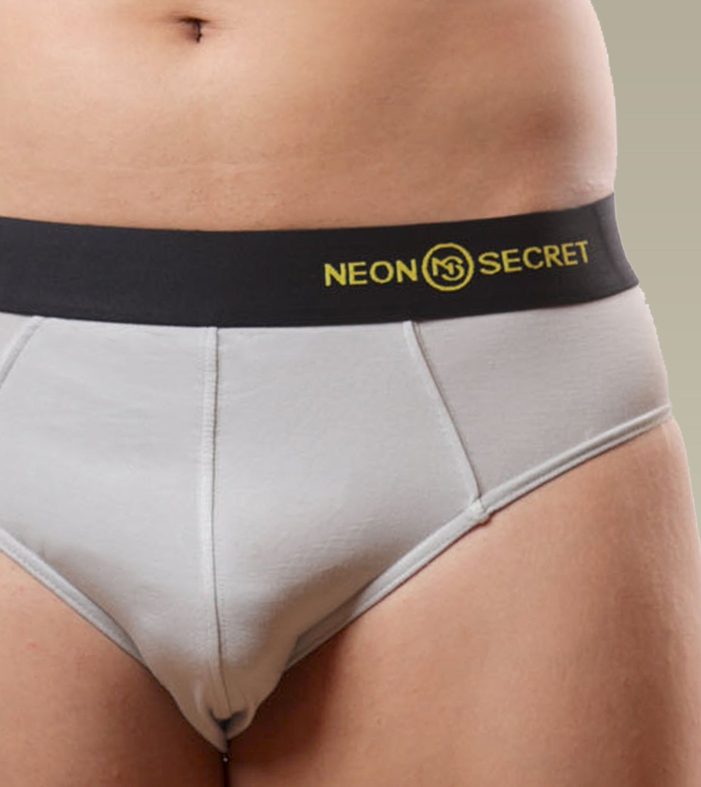 Men's Breathable Briefs- Pack of 3 (Midnight Black, Pine Green, Steel Grey)