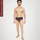 Maroon Zebra Micro Modal Men's Brief Underwear