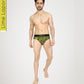 Lime Leopard Micro Modal Men's Brief Underwear