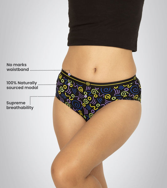 Micro Modal Hipster Underwear For Ladies