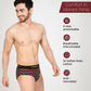 Maroon Zebra Micro Modal Men's Brief Underwear