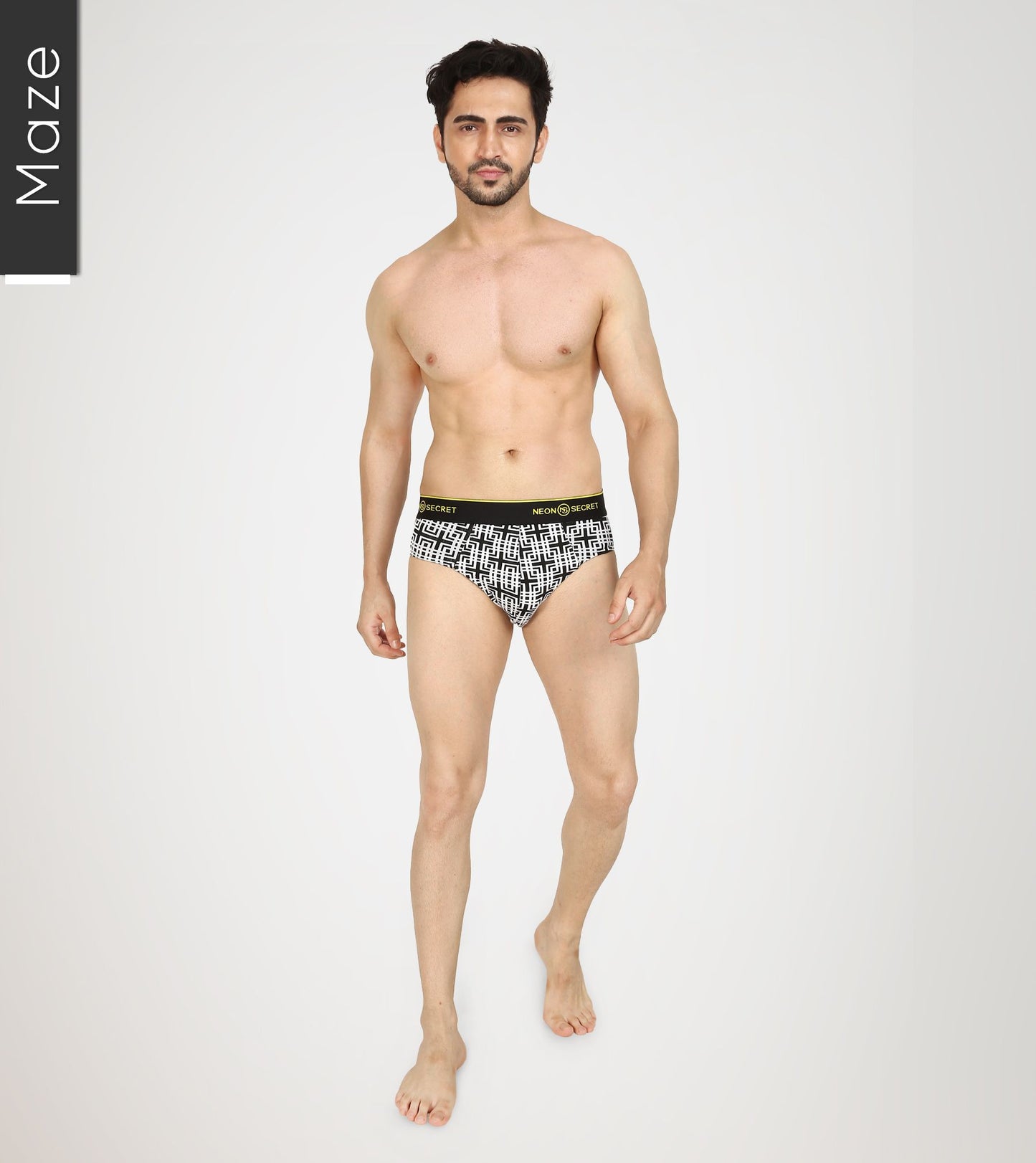 Maze Micro Modal Men's Brief Underwear