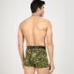 Lime Leopard Micro Modal Men's Trunk Underwear