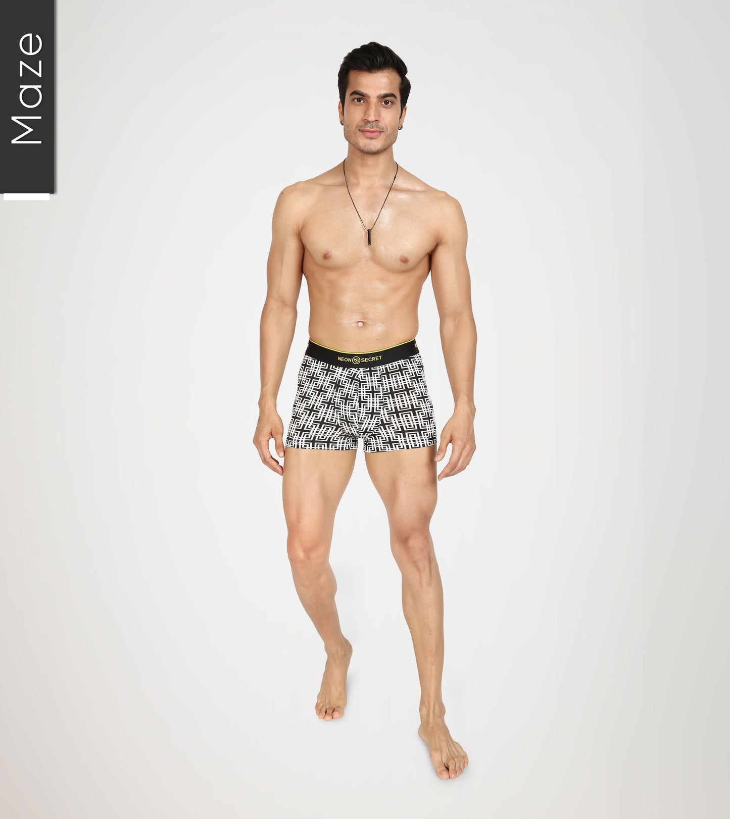 Maze Micro Modal Men's Trunk Underwear