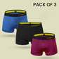 Super comfy Micro-modal Trunk- Pack of 3 (Sapphire Blue, Midnight Black, Claret)