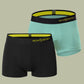 Micro Modal Antibacterial Trunks- Pack of 2 (Midnight Black and Spear mint)