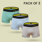 Super comfy Micro-modal Trunk- Pack of 3 (Spear Mint, Martini Blue, Steel Grey)