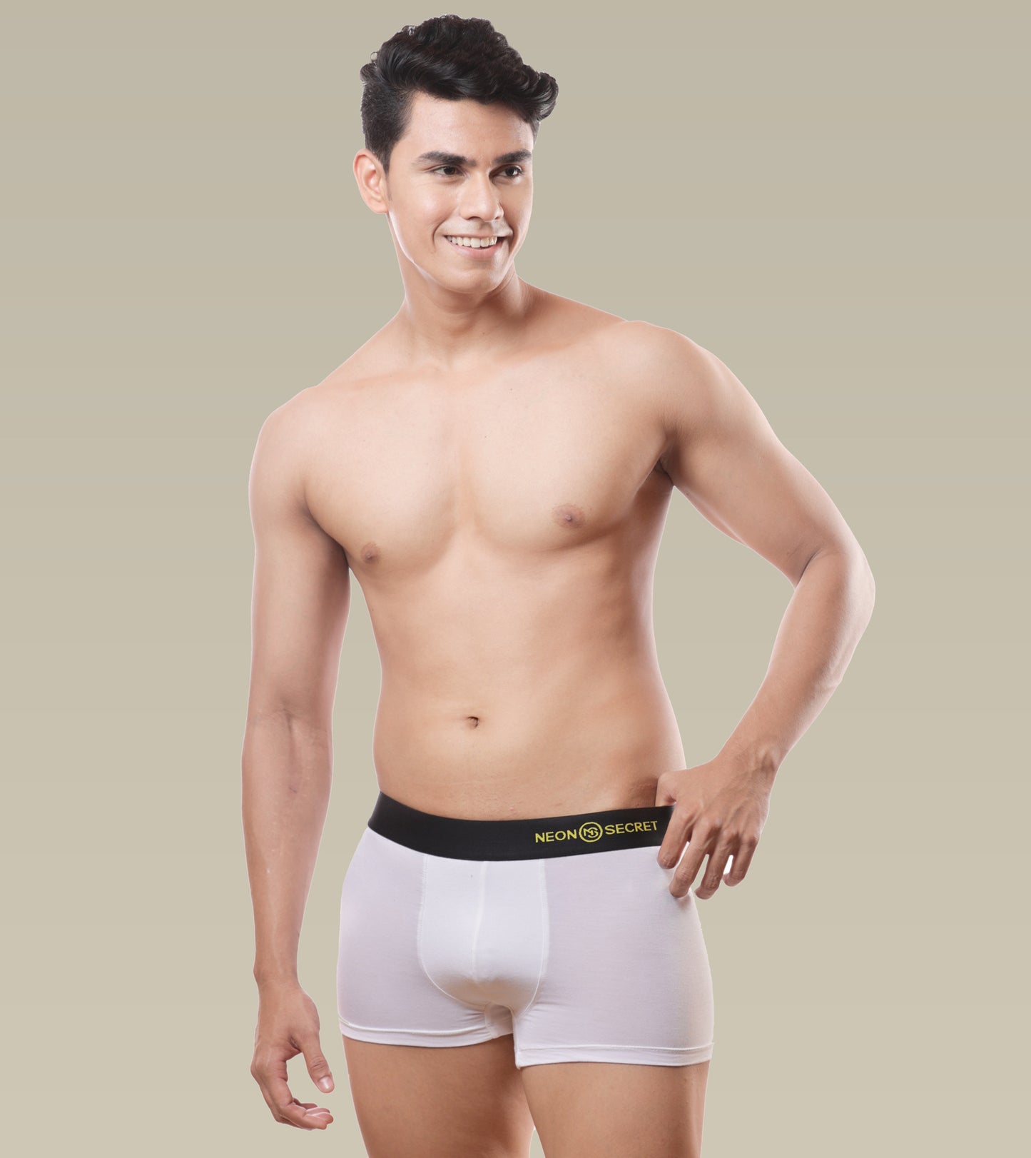 Super comfy Micro-modal Trunk- Pack of 3 (Milky White, Midnight Black, Steel Grey)