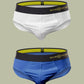 Micro Modal Anti-odor Briefs- Pack of 2(Sapphire Blue and Milky white)