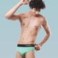 Men's Breathable Briefs- Pack of 3 (Midnight Black, Claret, Spear Mint)