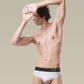 Micro Modal Anti-odor Briefs- Pack of 2(Sapphire Blue and Milky white)