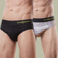 Micro Modal Anti-odor Briefs- Pack of 2( Midnight Black and Steel Grey)