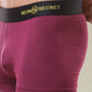 Micro Modal Antibacterial Trunks- Pack of 2 (Midnight Black and Claret)