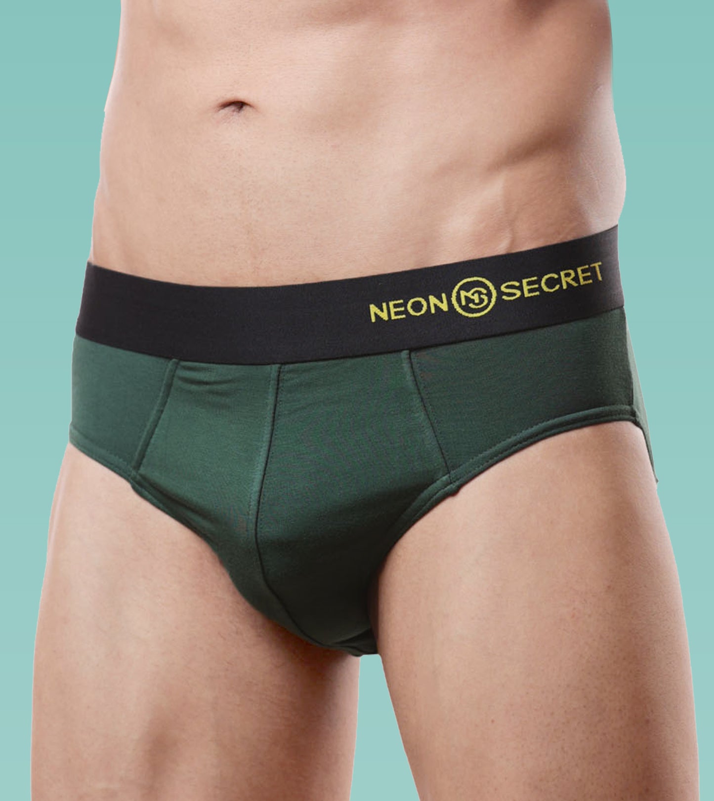 Men's Breathable Briefs- Pack of 3 (Sapphire Blue, Pine Green, Martini Blue)