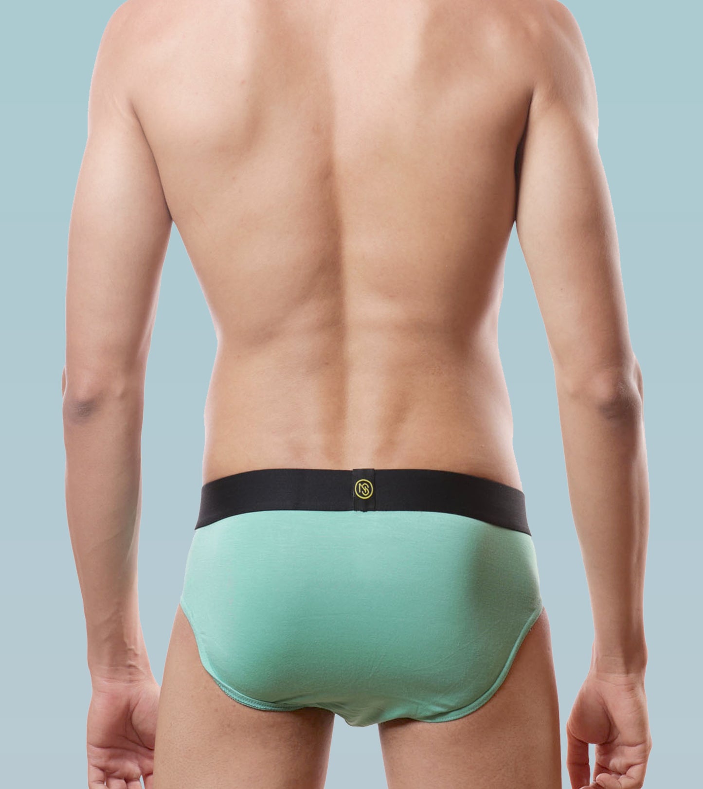 Men's Breathable Briefs- Pack of 3 (Midnight Black, Claret, Spear Mint)