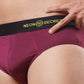 Micro Modal Anti-odor Briefs- Pack of 2( Midnight Black and Claret)